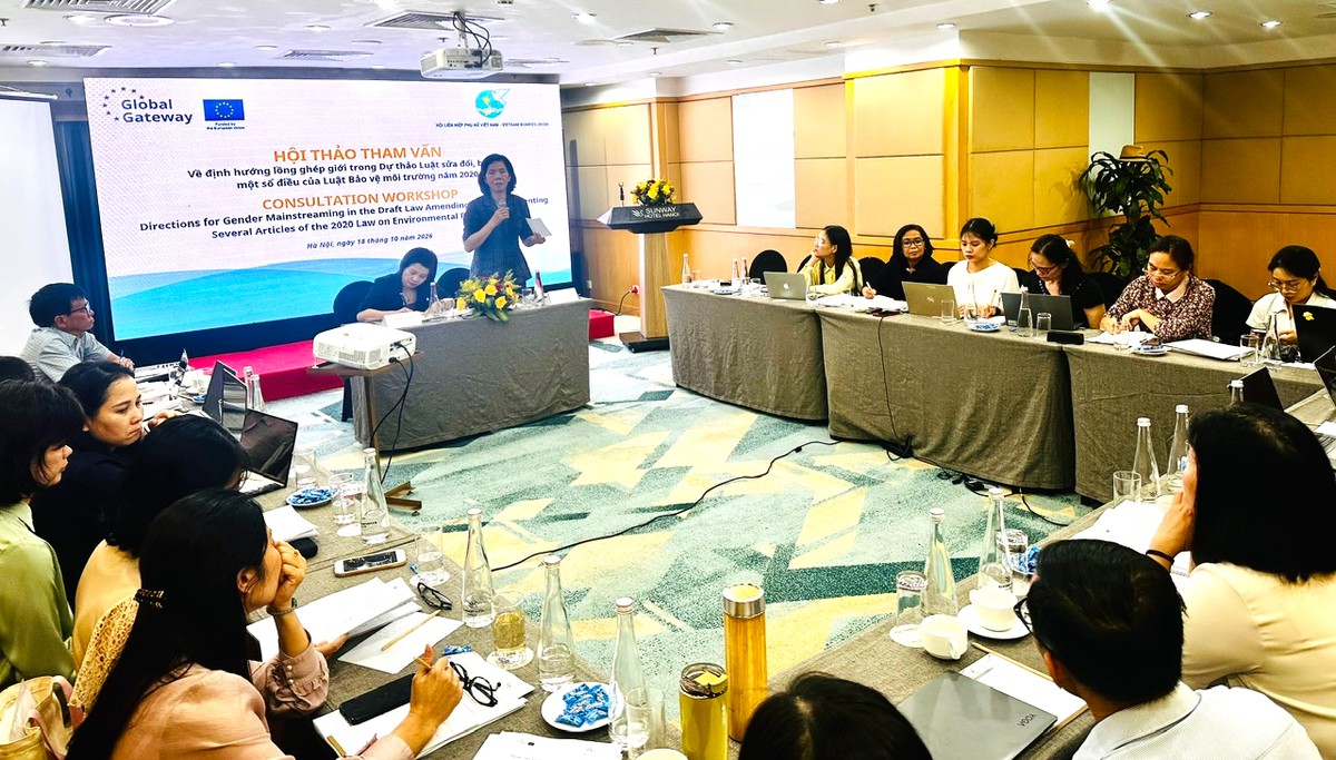 Hoàn thiện Luật Bảo vệ môi trường 2026: Đảm bảo tiếng nói thực chất của phụ nữ - Ảnh 1.