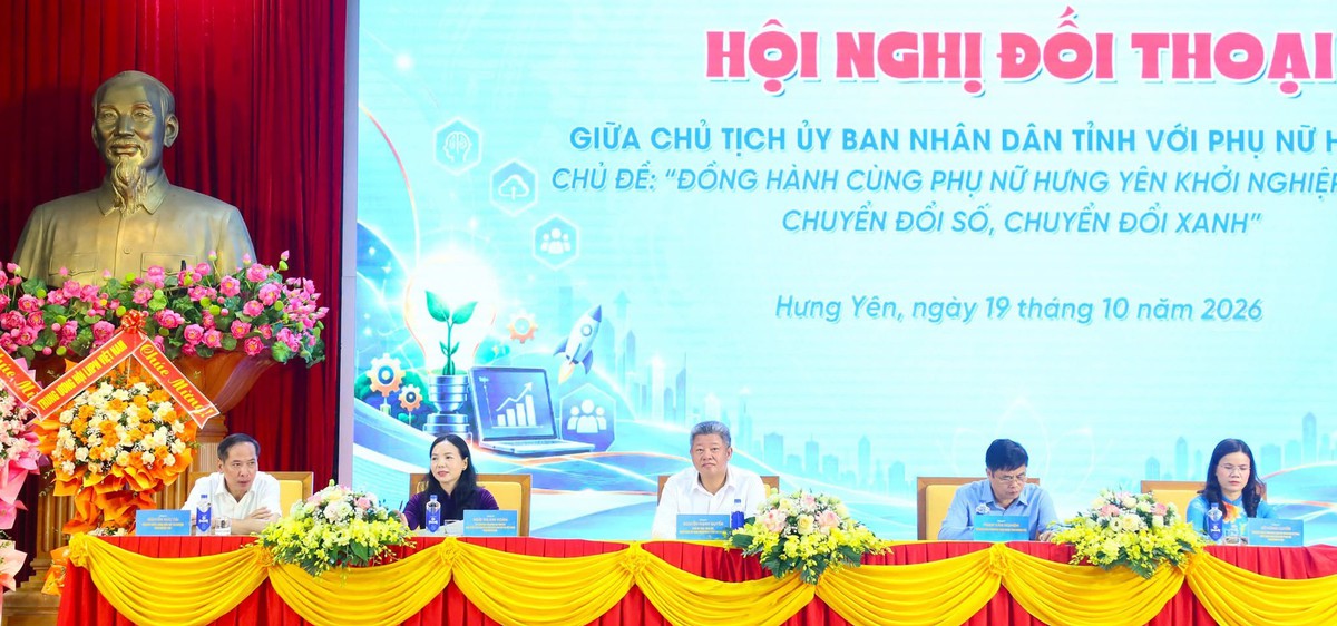 Hưng Yên đối thoại với phụ nữ: Gỡ khó để khởi nghiệp, chuyển đổi số và chuyển đổi xanh - Ảnh 2.