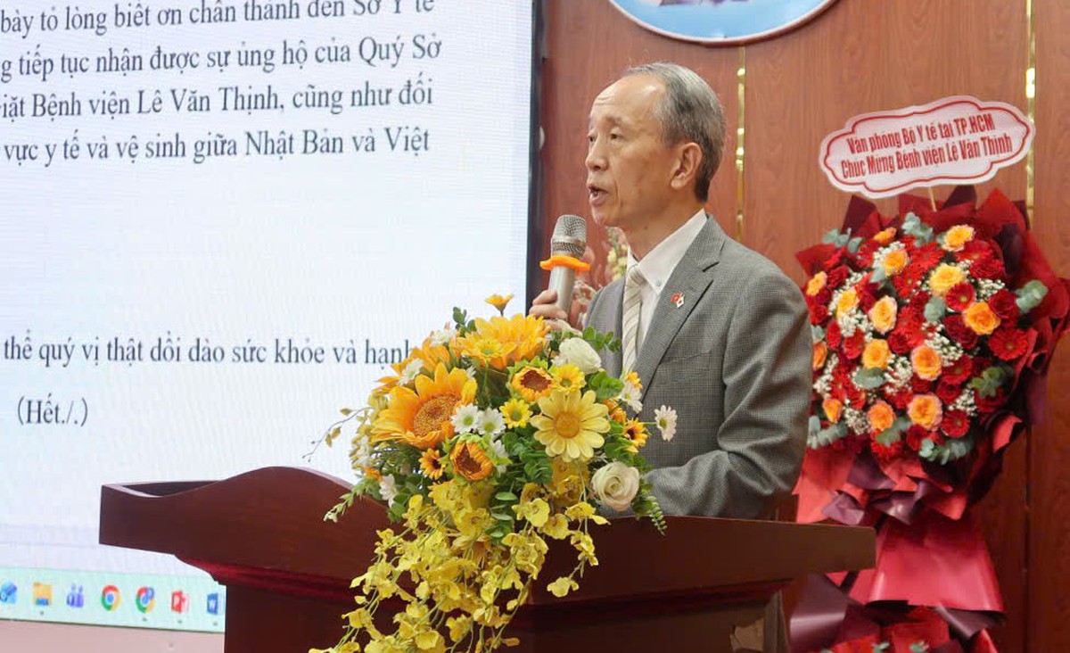 TPHCM: 1 Bệnh viện tiếp nhận hệ thống xử lý vải lanh theo công nghệ Nhật Bản đầu tiên tại Việt Nam - Ảnh 3.