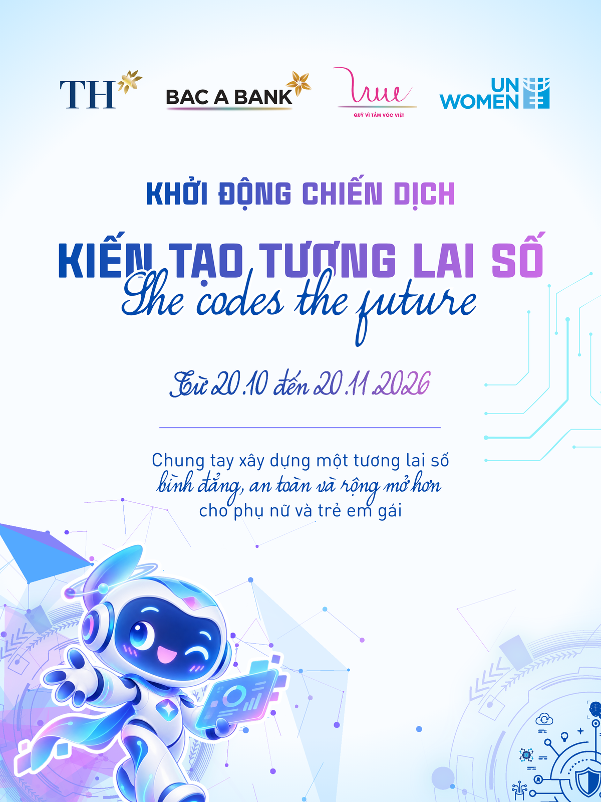 Tập đoàn TH đồng hành cùng “Kiến tạo tương lai số - She Codes the Future”, mở rộng cơ hội số cho phụ nữ và trẻ em gái - Ảnh 1.