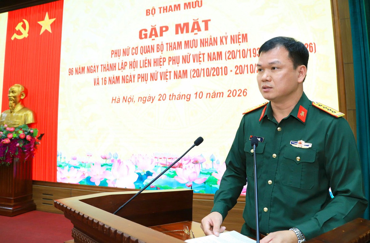 PPhụ nữ Bộ Tham mưu: “Bản lĩnh, trí tuệ, kỷ cương, nhân ái” - Ảnh 1.