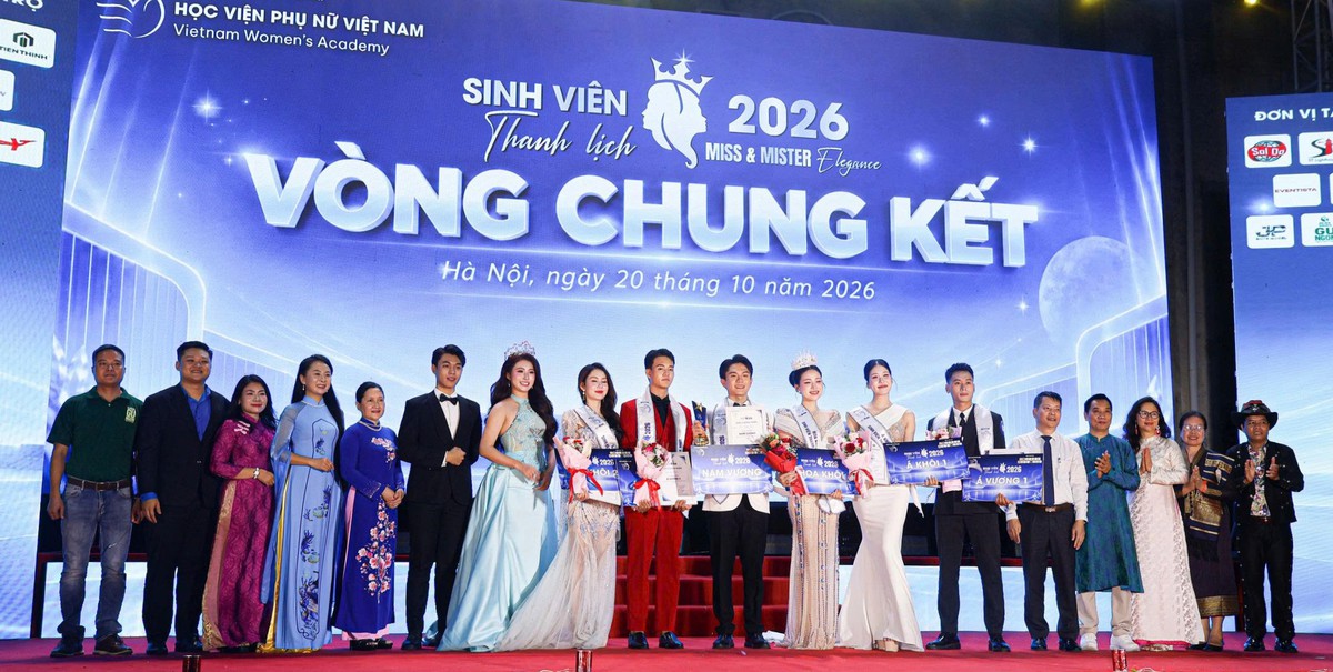 Nữ sinh Học viện Phụ nữ Việt Nam đăng quang Hoa khôi Sinh viên thanh lịch 2026 - Ảnh 13.