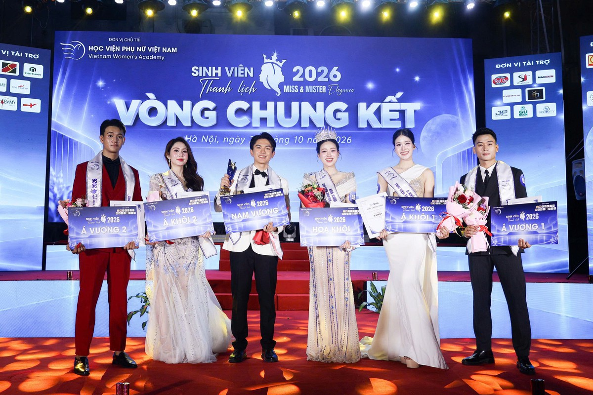 Nữ sinh Học viện Phụ nữ Việt Nam đăng quang Hoa khôi Sinh viên thanh lịch 2026 - Ảnh 7.