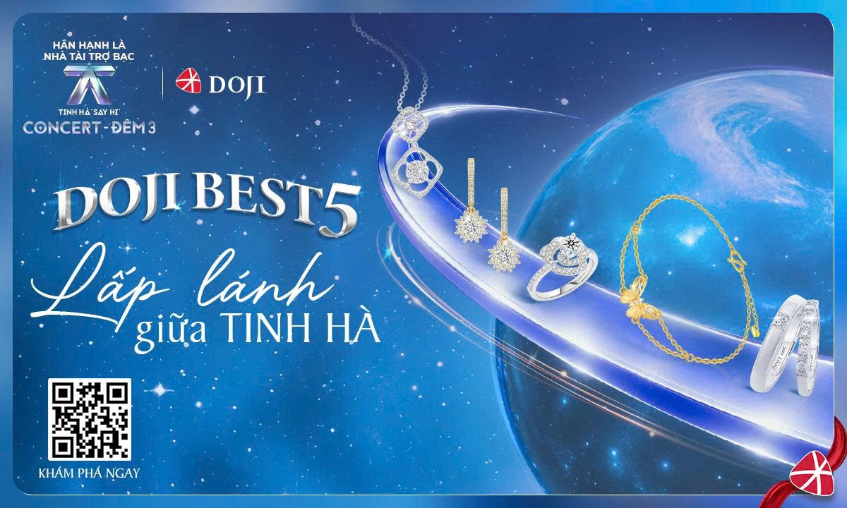 DOJI trở thành nhà tài trợ bạc của Tinh Hà “Say Hi” Concert tại Hà Nội - Ảnh 1.