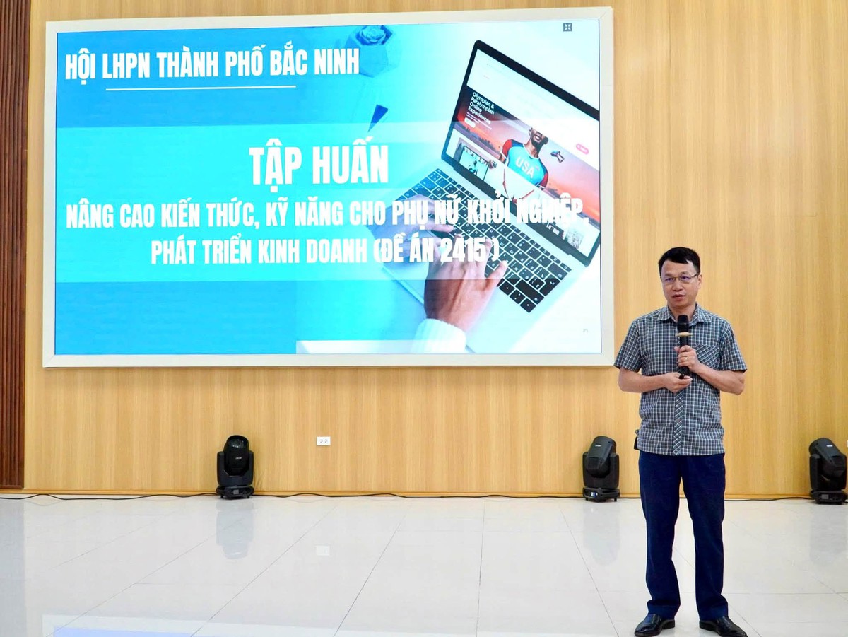 Bắc Ninh: Trang bị kỹ năng, tiếp sức phụ nữ khởi nghiệp - Ảnh 1.