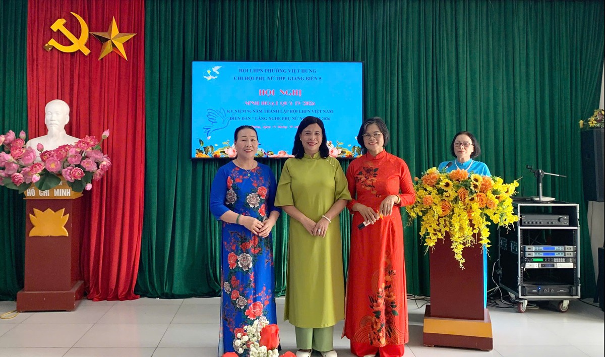 Bí quyết giữ "sức hút" hội viên phụ nữ cơ sở ở phường Việt Hưng - Ảnh 2.