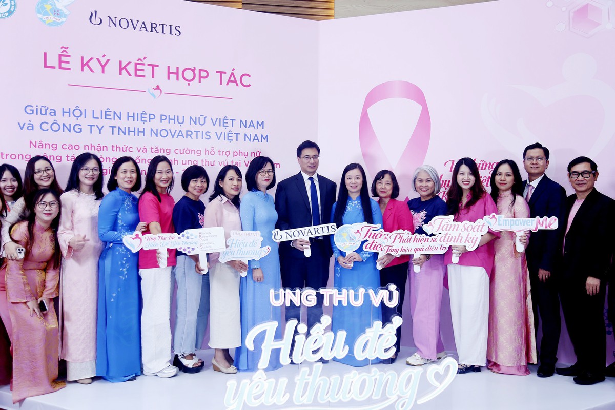 Hội LHPN Việt Nam và Novartis Việt Nam chung tay bảo vệ phụ nữ trước ung thư vú - Ảnh 4.
