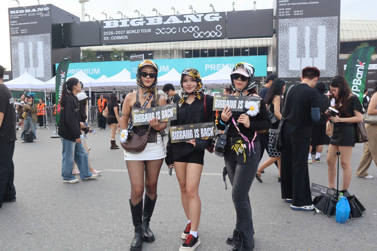 Fan BigBang biến sân Mỹ Đình thành sàn diễn thời trang trước giờ concert- Ảnh 18.