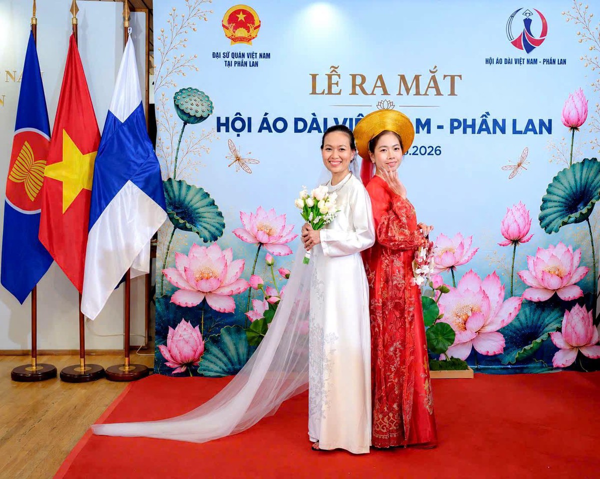 Ra mắt Hội Áo dài Việt Nam tại Phần Lan - Ảnh 2.