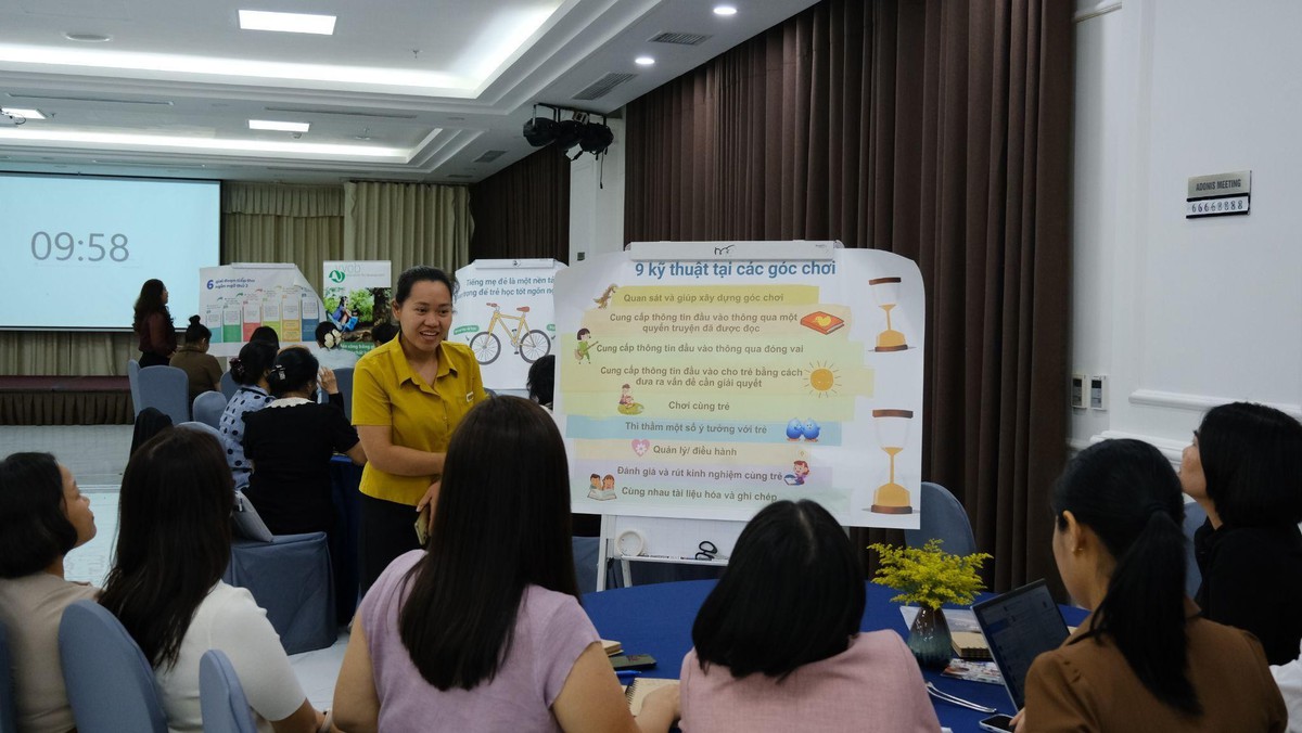 VVOB tổ chức hội thảo chuyên môn về nâng cao năng lực cho cán bộ quản lý và giáo viên mầm non các tỉnh, thành phố trên cả nước - Ảnh 2.