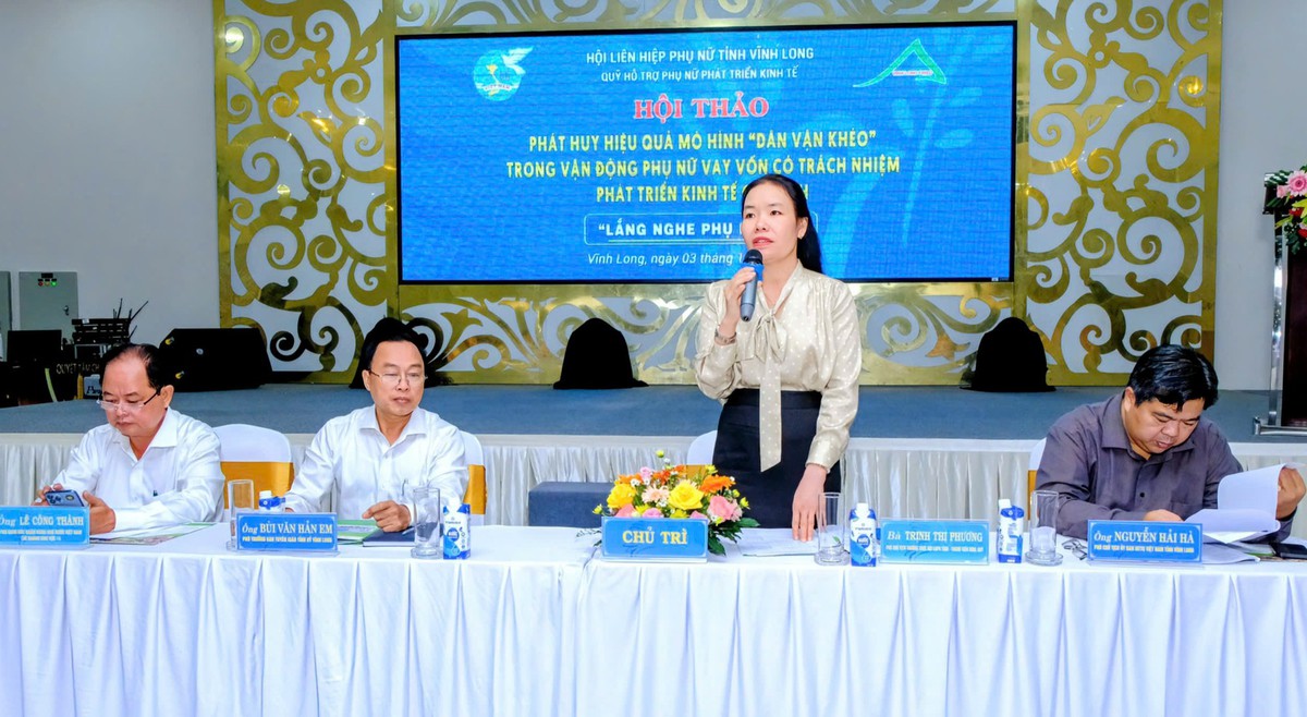 Vĩnh Long: "Dân vận khéo" trong vận động phụ nữ vay vốn có trách nhiệm- Ảnh 1.