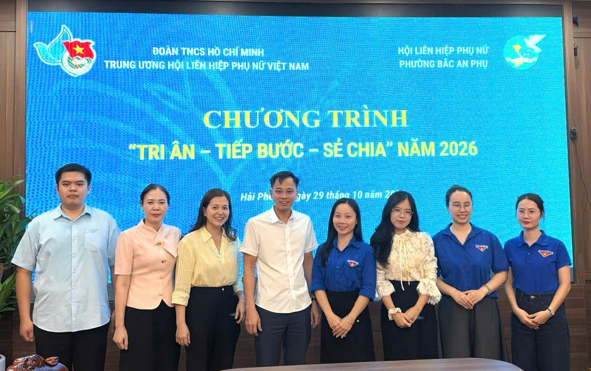 Đoàn Thanh niên Trung ương Hội LHPN Việt Nam trao 1.600 phần quà tại Hải Phòng - Ảnh 3.