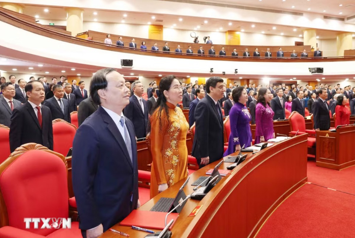 Khai mạc trọng thể Hội nghị lần thứ tư Ban Chấp hành Trung ương Đảng khóa XIV - Ảnh 4.