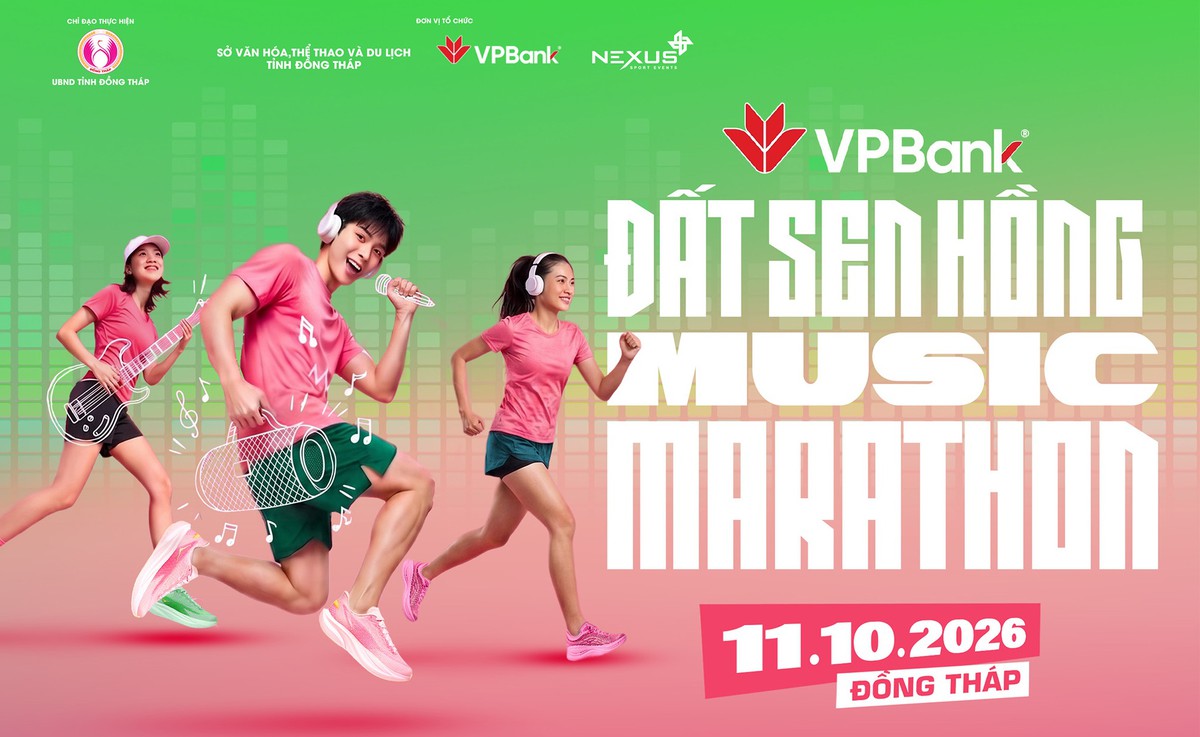 Hơn 15.500 runner tụ hội về Đồng Tháp, sẵn sàng "bung sức" tại VPBank Đất Sen Hồng Music Marathon 2026- Ảnh 1.