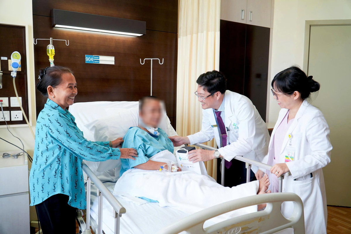 Cứu bệnh nhân bị nhồi máu não diện rộng sau thai lưu - Ảnh 1.