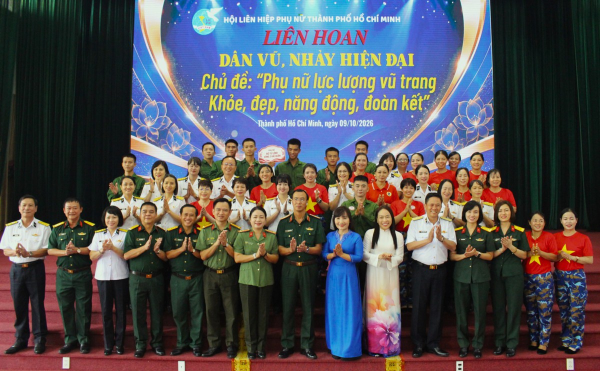 "Phụ nữ lực lượng vũ trang - Khỏe, đẹp, năng động, đoàn kết"- Ảnh 3.