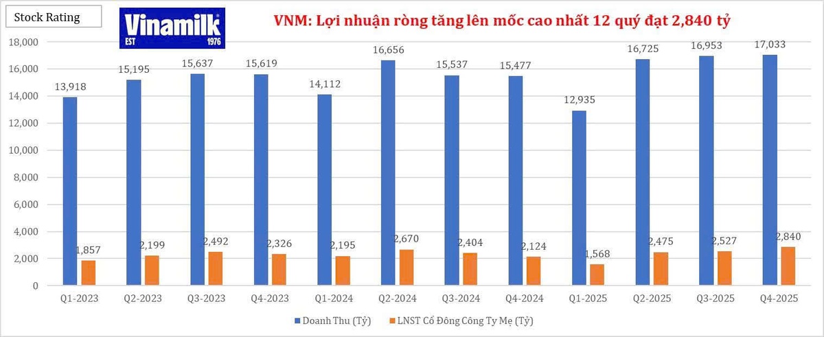 Vinamilk: Doanh thu lập đỉnh, lợi nhuận bứt tốc- Ảnh 1.
