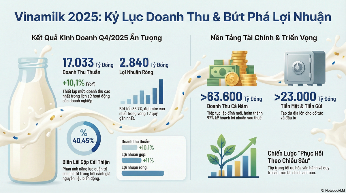 Vinamilk: Doanh thu lập đỉnh, lợi nhuận bứt tốc- Ảnh 2.