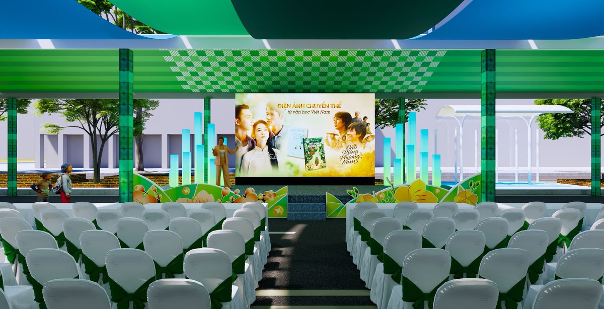Phối cảnh Khu B là sân khấu tâm điểm. Ảnh: BTC