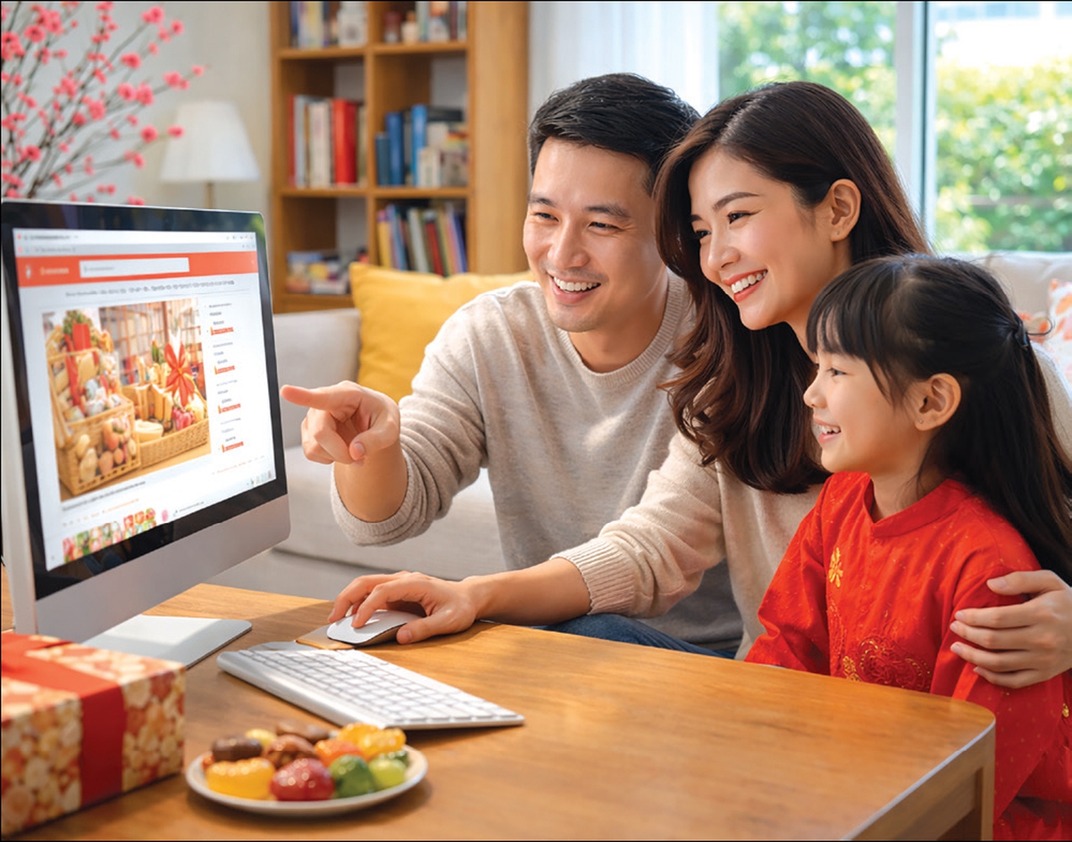 Giữ Tết nhẹ nhàng từ mua sắm online- Ảnh 1.