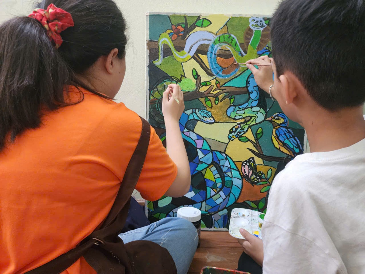 Hành trình mở cánh cửa giá trị cho trẻ tự kỷ từ những phong bao lì xì- Ảnh 2. Hành trình mở cánh cửa giá trị cho trẻ tự kỷ từ những phong bao lì xì- Ảnh 2.