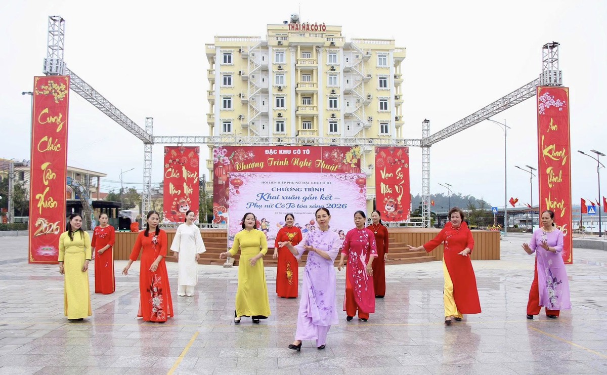 Phụ nữ Cô Tô phát động phong trào thi đua năm 2026 trên đảo tiền tiêu- Ảnh 1. Phụ nữ Cô Tô phát động phong trào thi đua năm 2026 trên đảo tiền tiêu- Ảnh 1.