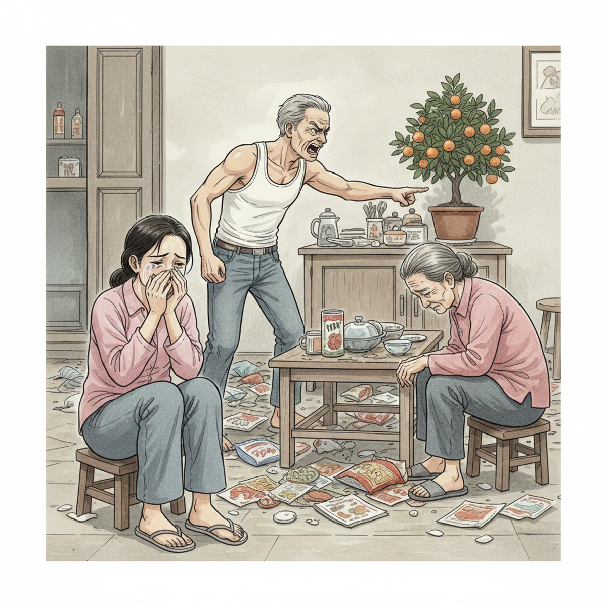 Nỗi lòng của những người con "kiệt sức" vì ăn Tết cùng bố mẹ- Ảnh 1.