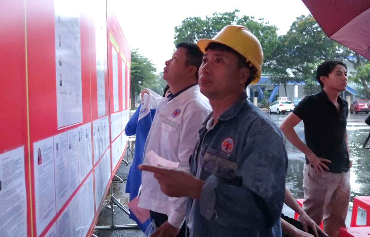 TPHCM: Cử tri đội mưa đi bỏ phiếu sớm- Ảnh 2.