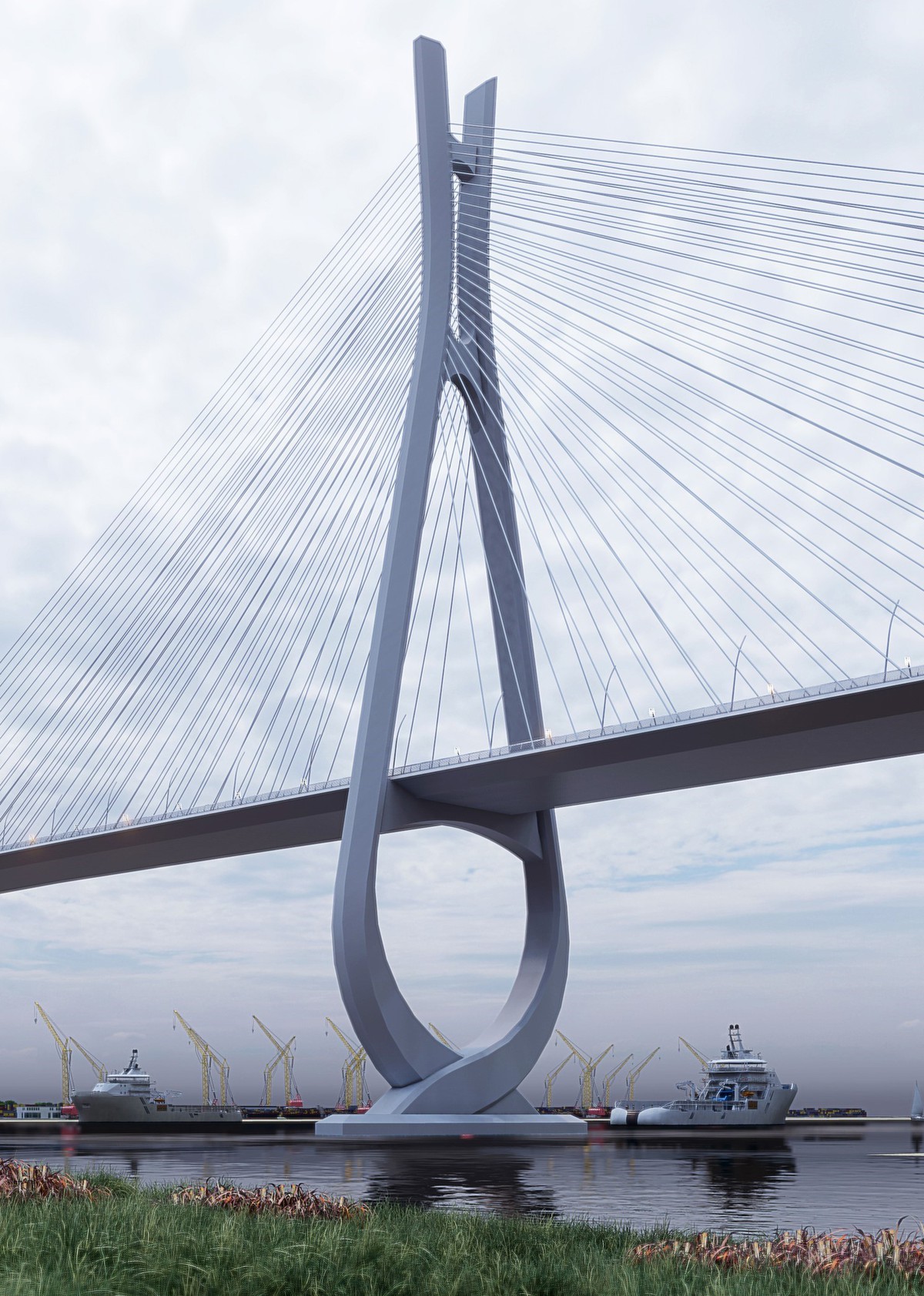 Thiết kế cầu Cát Lái mang ý nghĩa Vươn lên tầm cao mới- Ảnh 2.