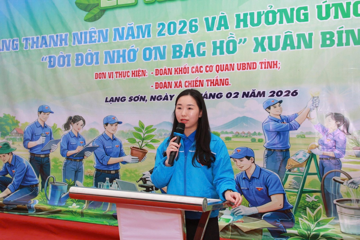 Lạng Sơn: Khởi động "Tháng thanh niên" 2026 và hưởng ứng Tết trồng cây xuân Bính Ngọ- Ảnh 1.