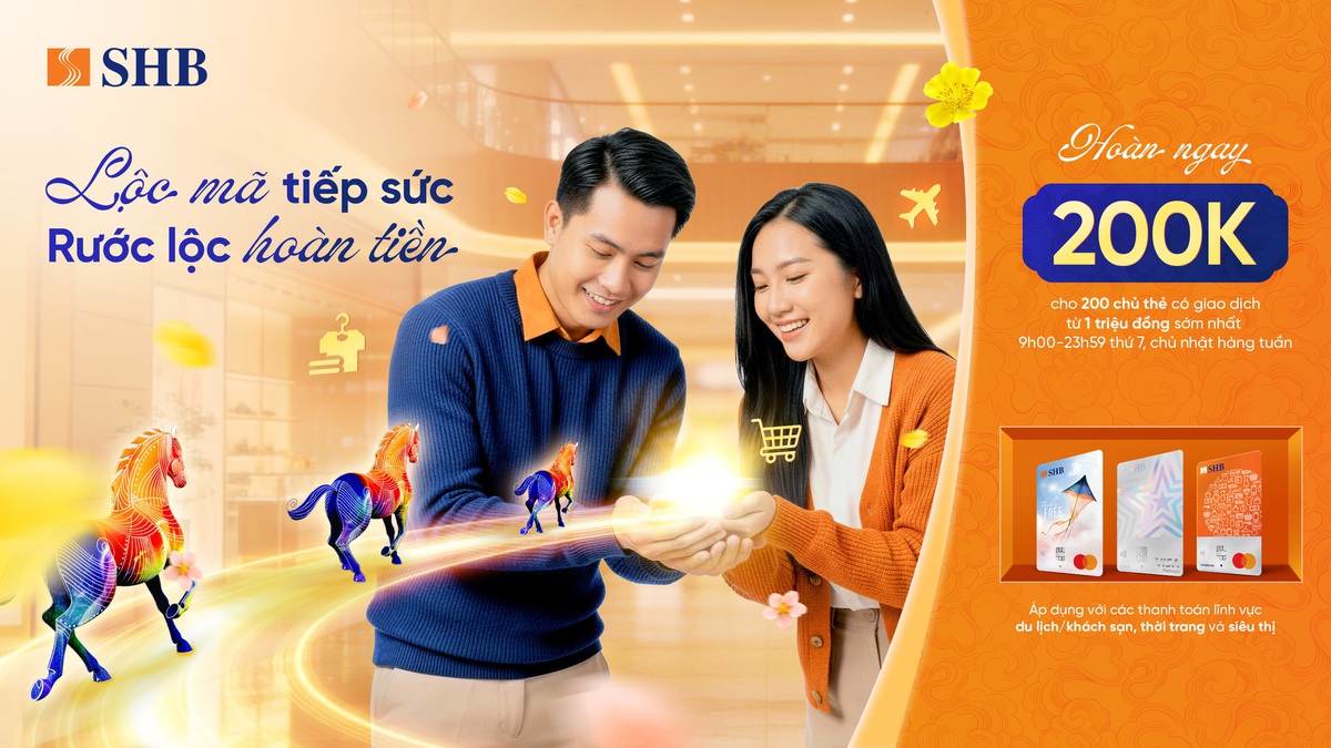 Khởi đầu năm mới, rinh ngay lộc lớn từ SHB với tổng giá trị quà tặng hơn 4,5 tỷ đồng - Ảnh 3. Khởi đầu năm mới, rinh ngay lộc lớn từ SHB với tổng giá trị quà tặng hơn 4,5 tỷ đồng - Ảnh 3.
