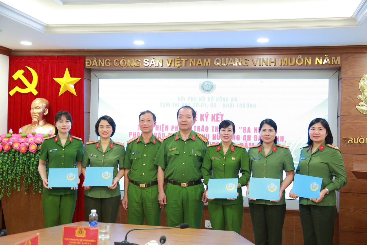 Phát huy phong trào "Ba nhất" trong khối trường Công an nhân dân- Ảnh 1.