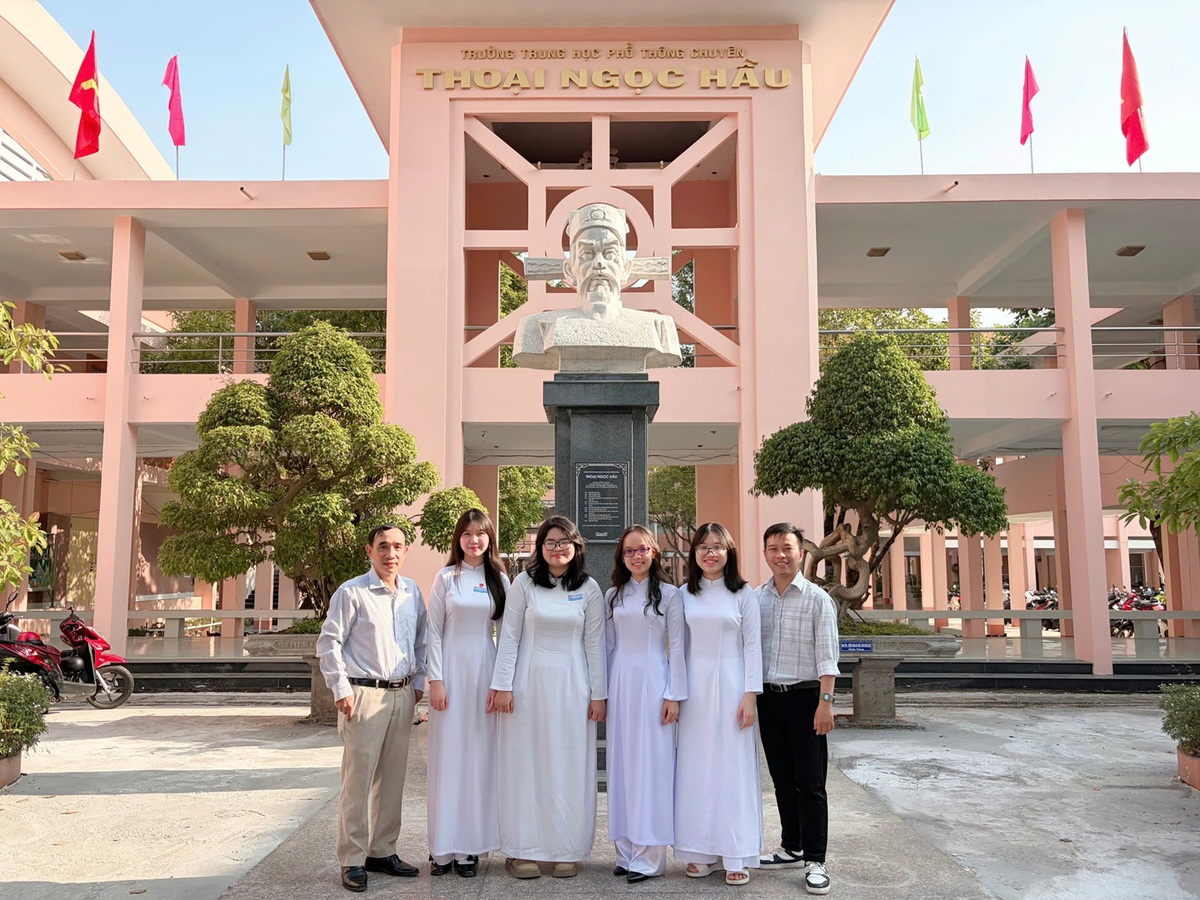 Ngôi trường miền Tây ghi dấu ấn tại cuộc thi Tiếng nói Xanh- Ảnh 1.