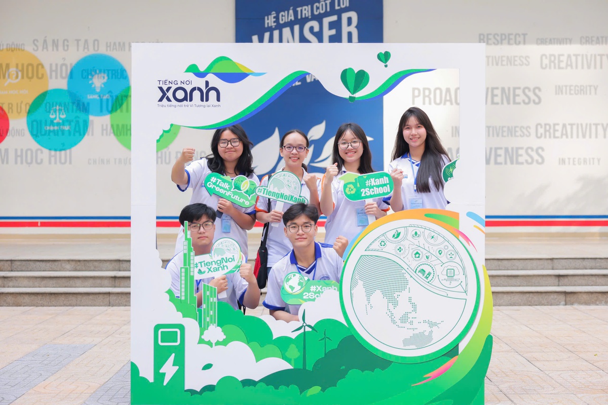 Ngôi trường miền Tây ghi dấu ấn tại cuộc thi Tiếng nói Xanh- Ảnh 2.
