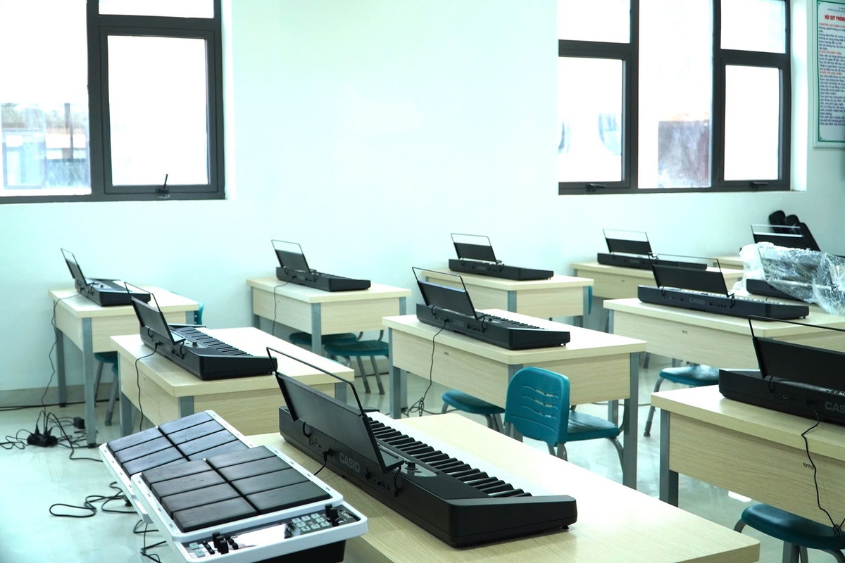 Cận cảnh phòng học "5 sao" tại trường liên cấp chuẩn quốc tế đầu tiên vùng biên giới Điện Biên- Ảnh 7.