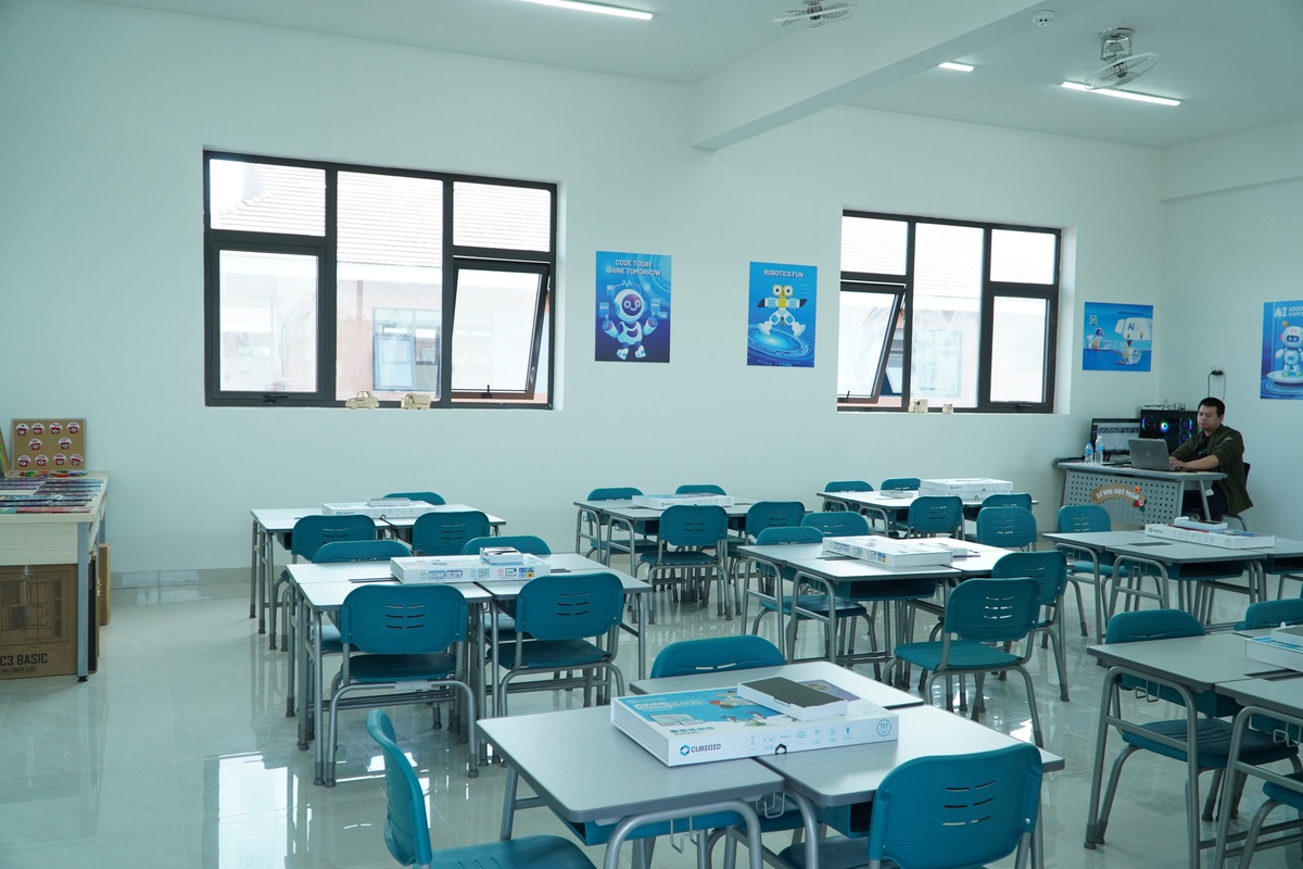 Cận cảnh phòng học "5 sao" tại trường liên cấp chuẩn quốc tế đầu tiên vùng biên giới Điện Biên- Ảnh 5.