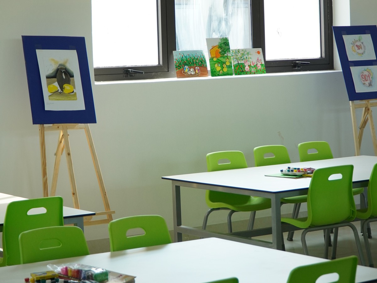 Cận cảnh phòng học "5 sao" tại trường liên cấp chuẩn quốc tế đầu tiên vùng biên giới Điện Biên- Ảnh 8.