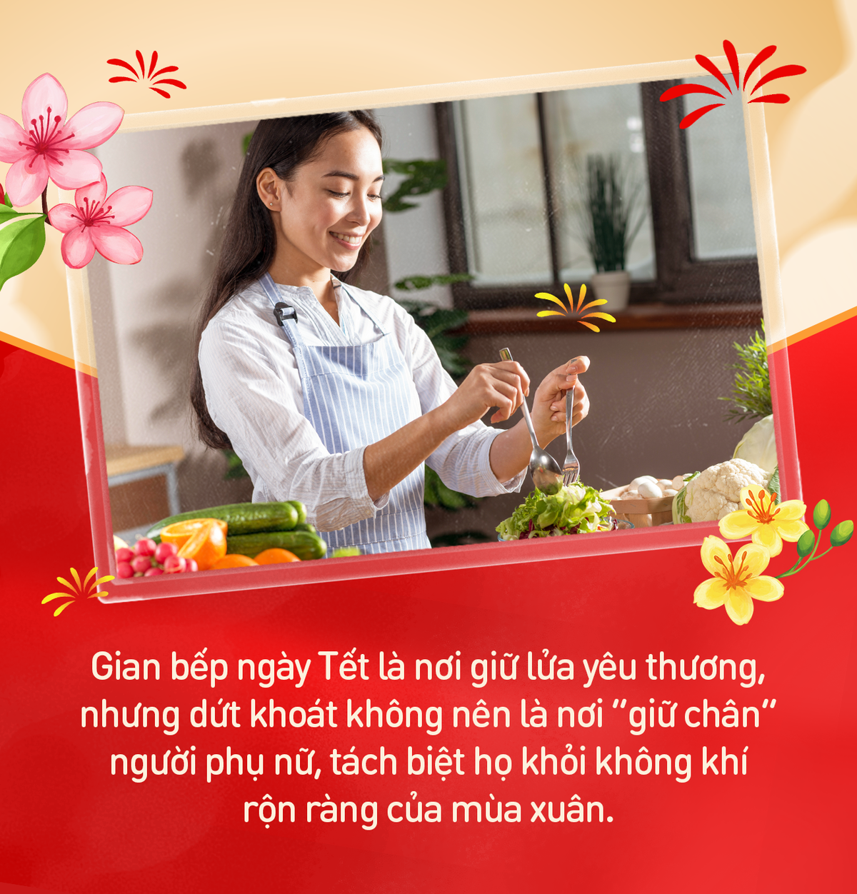 Bí quyết để gian bếp ngày Tết luôn đỏ lửa yêu thương mà vẫn thảnh thơi tận hưởng- Ảnh 1. Bí quyết để gian bếp ngày Tết luôn đỏ lửa yêu thương mà vẫn thảnh thơi tận hưởng- Ảnh 1.