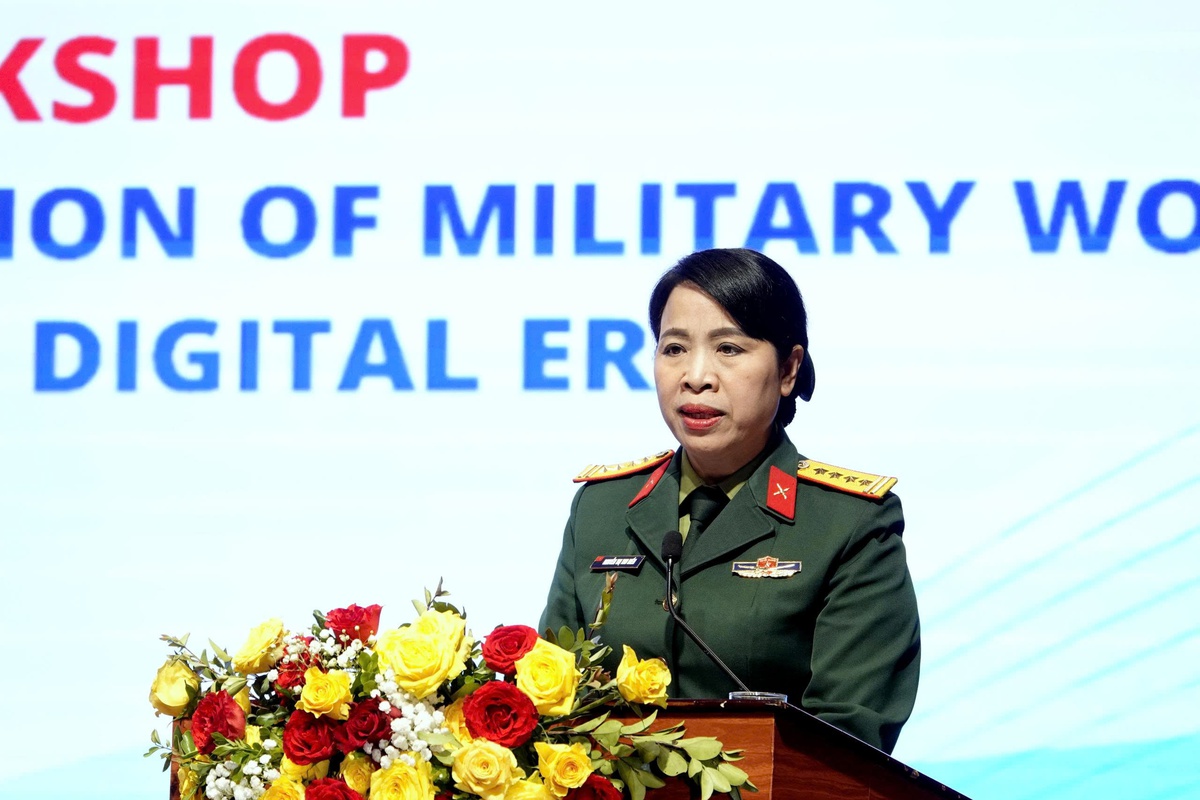 Bảo đảm an toàn cho Phụ nữ Quân đội vì hòa bình và an ninh trong kỷ nguyên số- Ảnh 2.