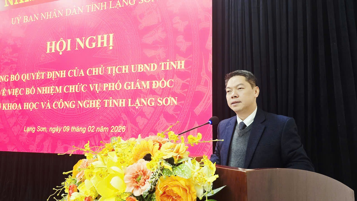 Sở Khoa học và Công nghệ tỉnh Lạng Sơn có tân nữ Phó giám đốc- Ảnh 1.