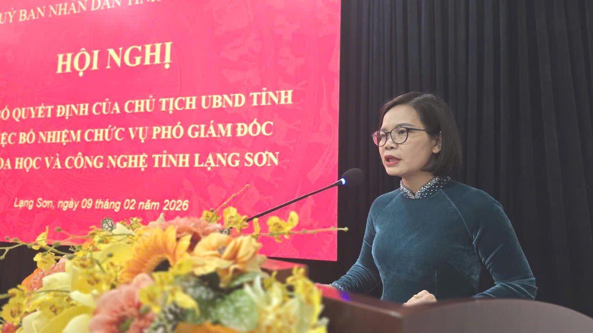 Sở Khoa học và Công nghệ tỉnh Lạng Sơn có tân nữ Phó giám đốc- Ảnh 2.