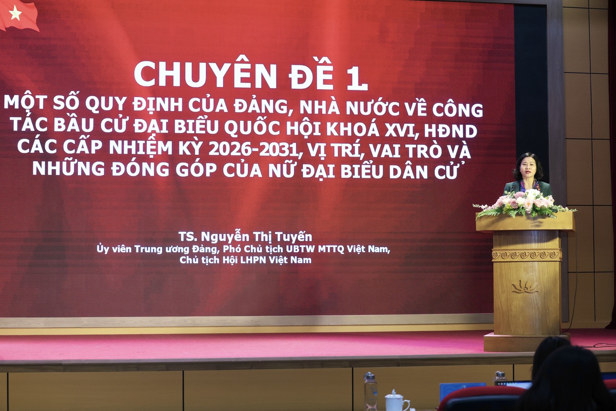 TƯ Hội LHPN Việt Nam tập huấn kiến thức, kỹ năng cho nữ ứng cử viên đại biểu Quốc hội và HĐND các cấp- Ảnh 2.