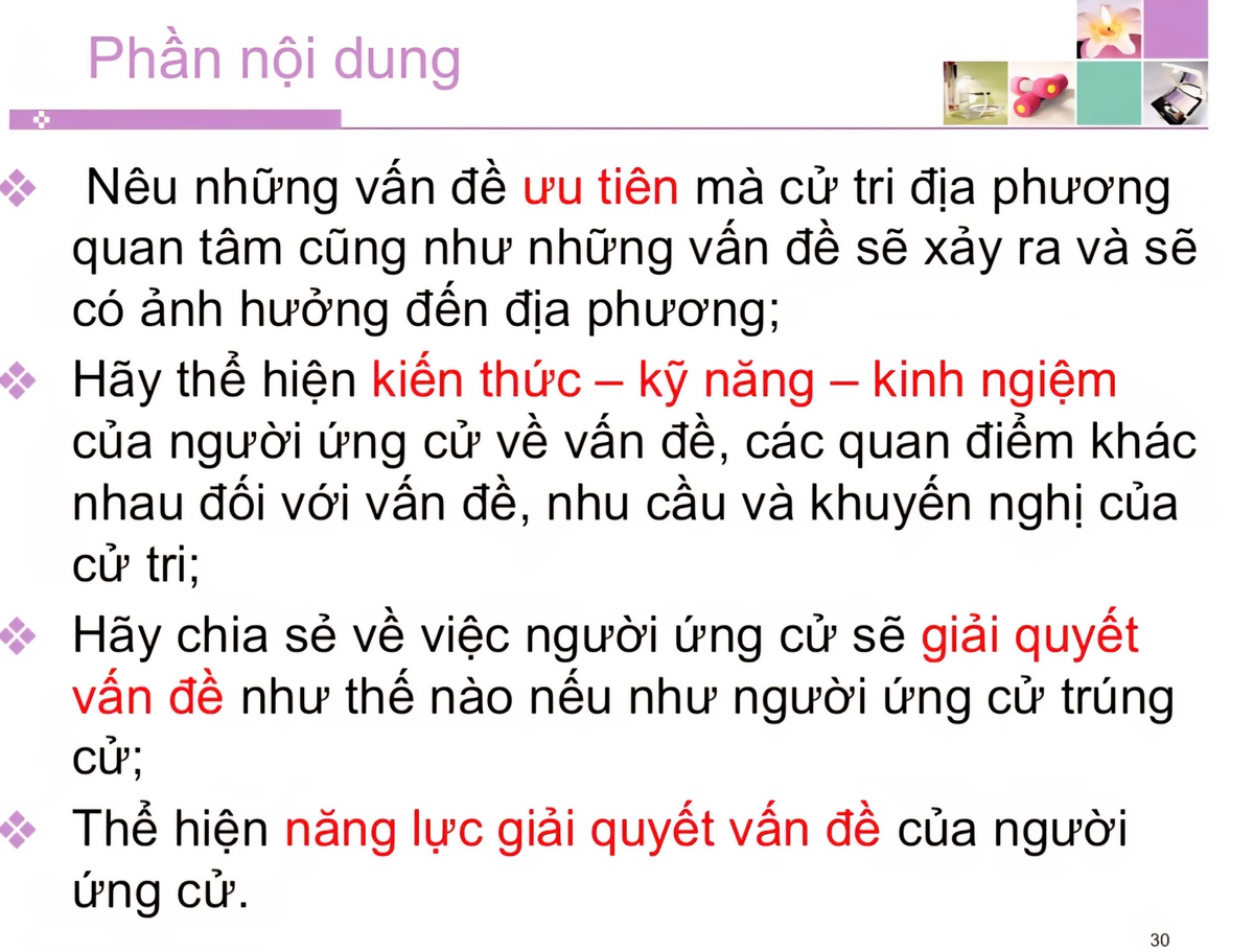 Nữ ứng viên đại biểu HĐND: Vai trò, cách xây dựng chương trình hành động hiệu quả- Ảnh 4. Nữ ứng viên đại biểu HĐND: Vai trò, cách xây dựng chương trình hành động hiệu quả- Ảnh 4.