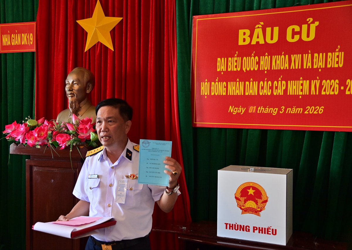 Ngày hội của những lá phiếu sớm ở thềm lục địa phía Nam- Ảnh 2.