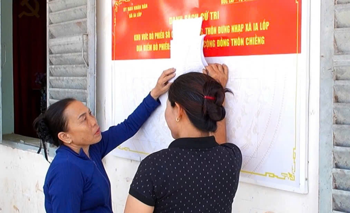 Chủ động từ cơ sở, chú trọng truyền thông bầu cử đến tận buôn làng- Ảnh 2.