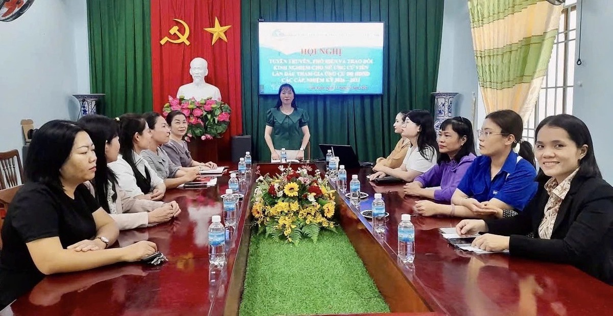 Nữ ứng viên đại biểu HĐND: Vai trò, cách xây dựng chương trình hành động hiệu quả- Ảnh 1. Nữ ứng viên đại biểu HĐND: Vai trò, cách xây dựng chương trình hành động hiệu quả- Ảnh 1.