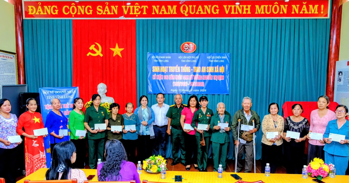 Vĩnh Long: Tặng mái ấm tình thương, học bổng nhân kỷ niệm 106 năm Ngày sinh Nữ tướng Nguyễn Thị Định- Ảnh 2.