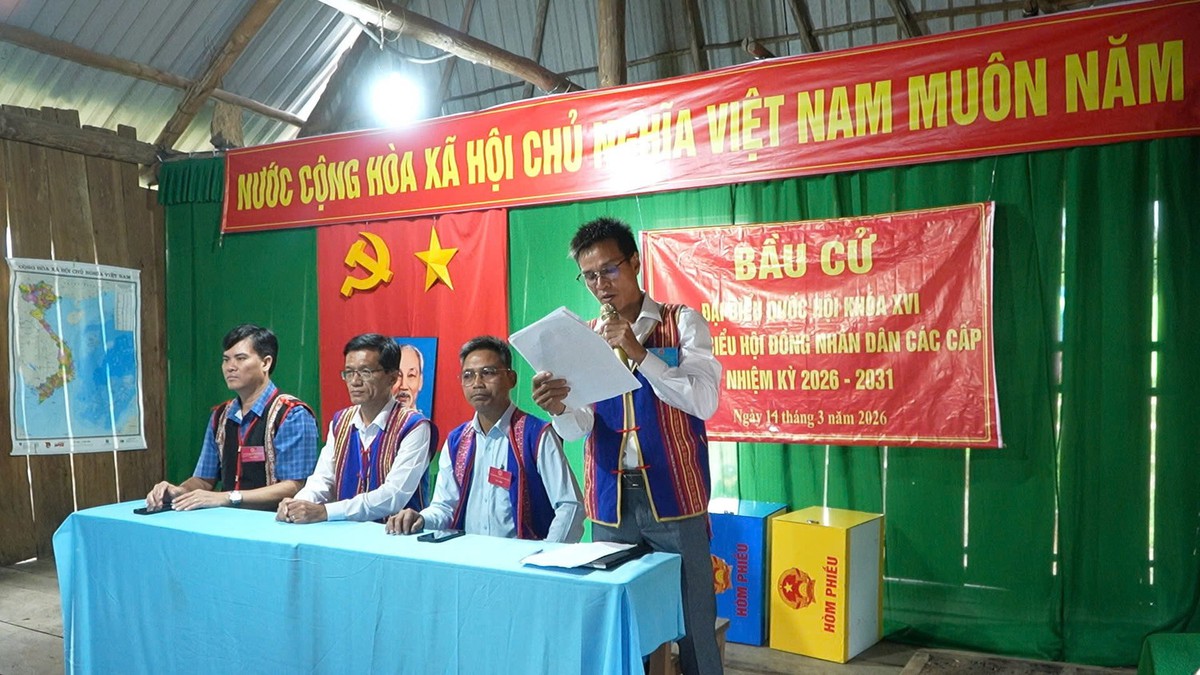 Gia Lai: 100% cử tri thôn vùng cao O2 hoàn thành bầu cử sớm- Ảnh 3.