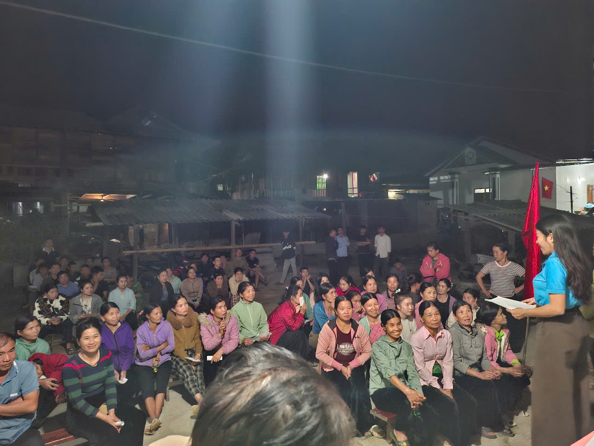 Phụ nữ Lai Châu tích cực tuyên truyền, lan tỏa tinh thần trách nhiệm hướng tới ngày bầu cử- Ảnh 1.