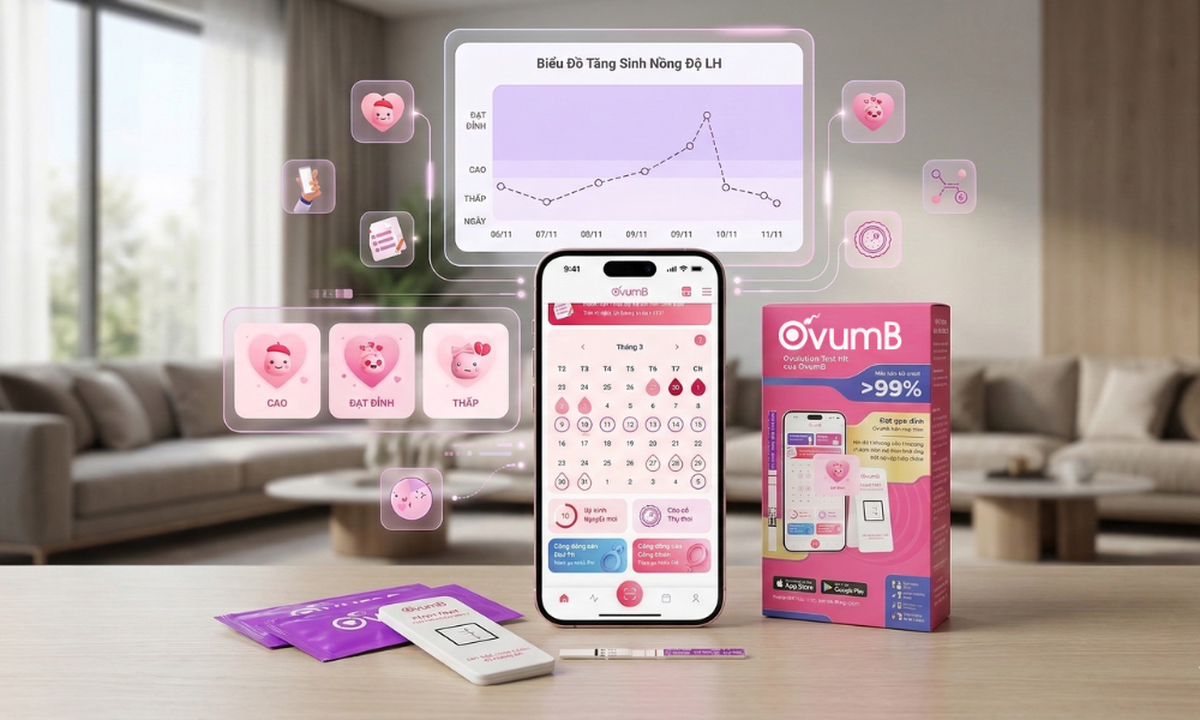 Số hóa hành trình làm mẹ cùng que tính rụng trứng OvumB hiện đại- Ảnh 2.